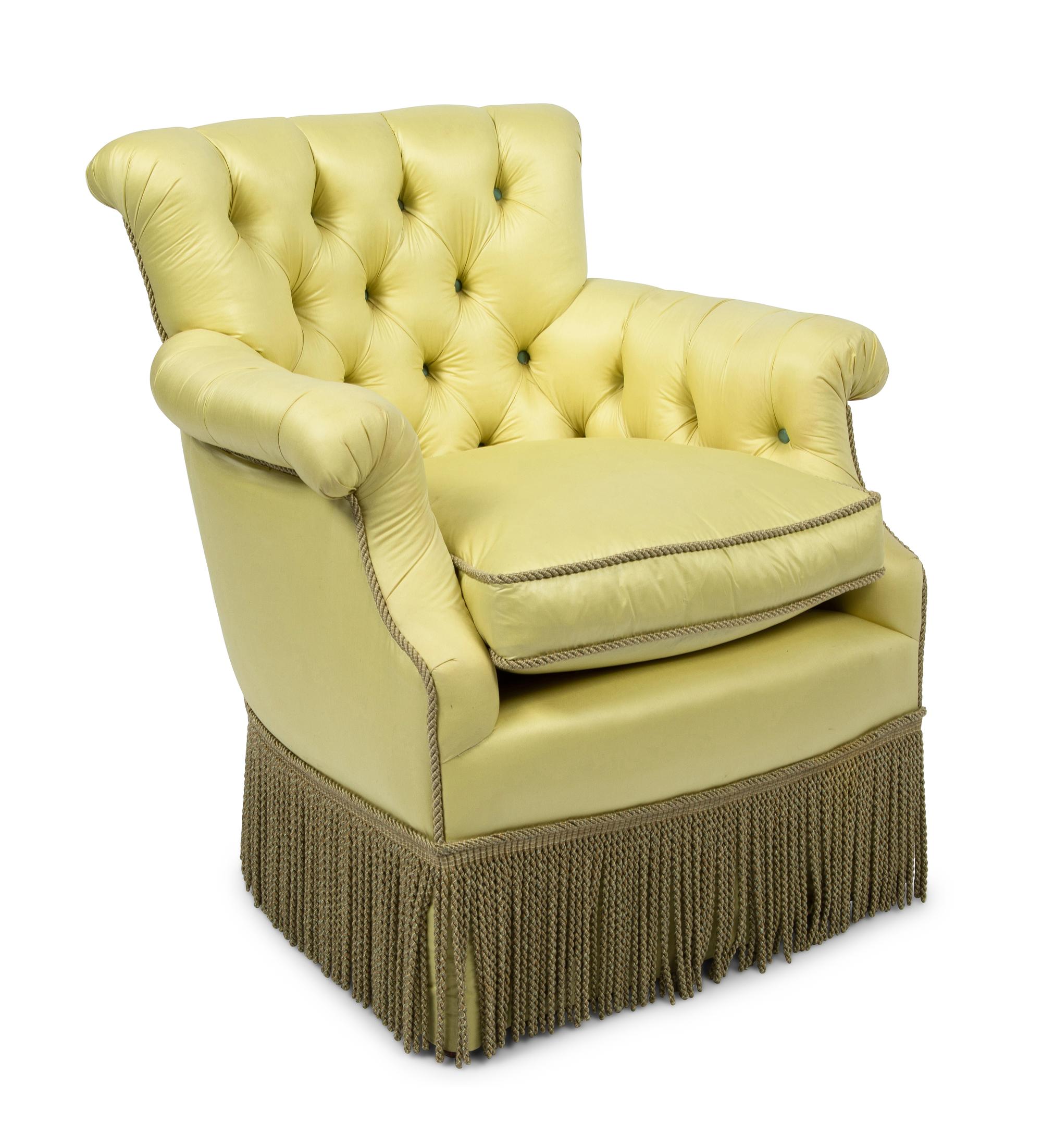 A Contemporary Upholstered Armchair