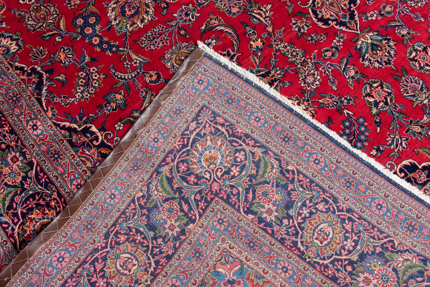 A Kashan Wool Rug