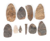 Flint Blades, Points, and Drill