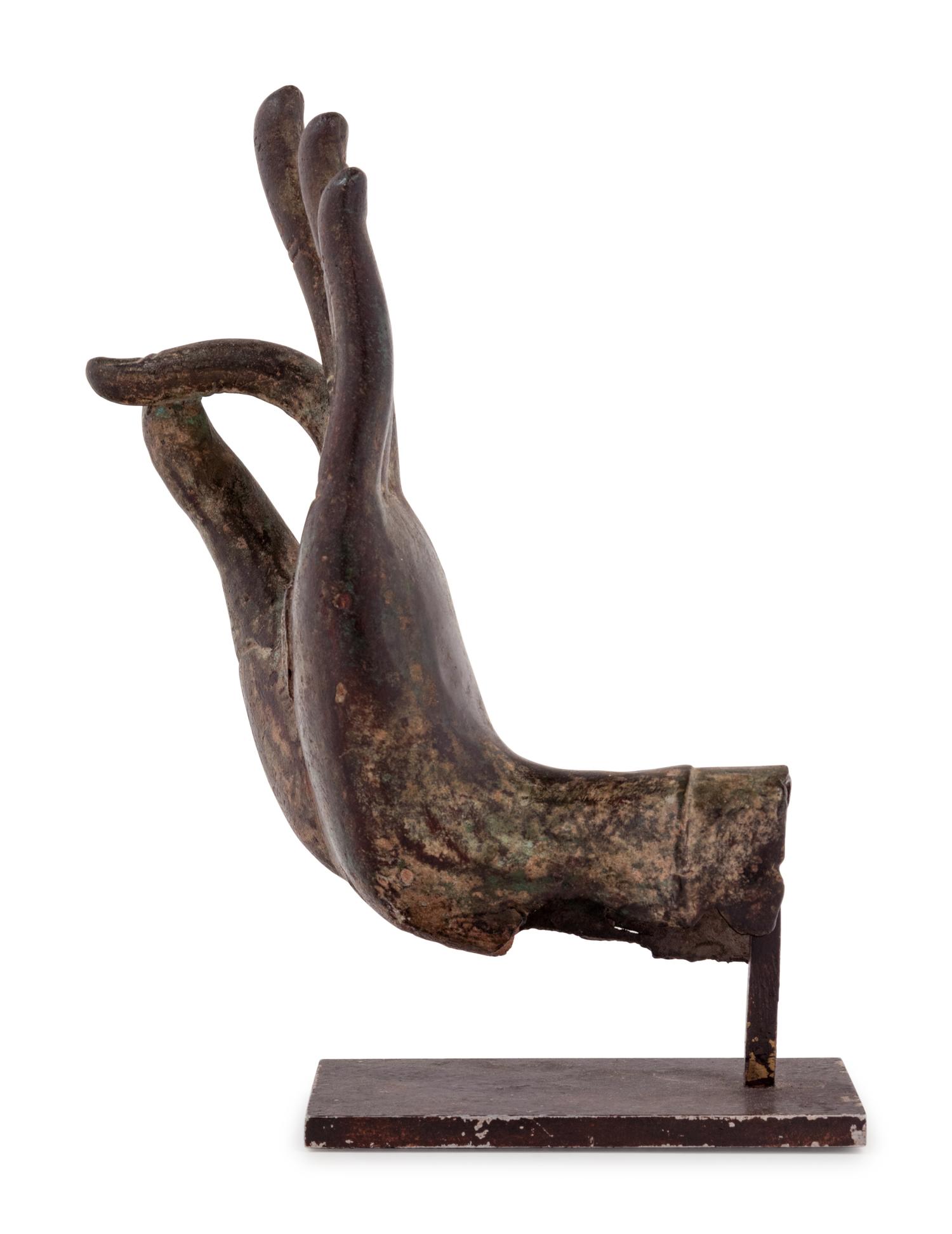 A Bronze Hand of Buddha