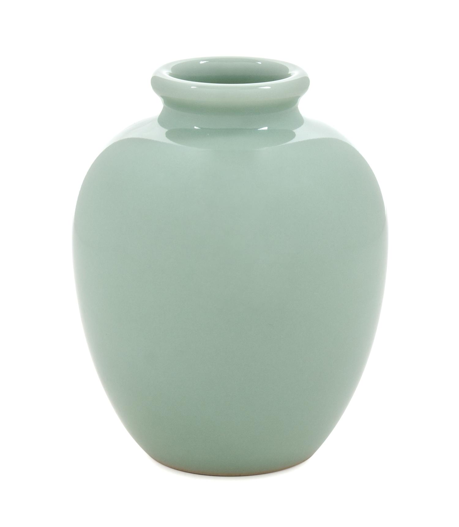 A Small Celadon Glazed Porcelain Jar