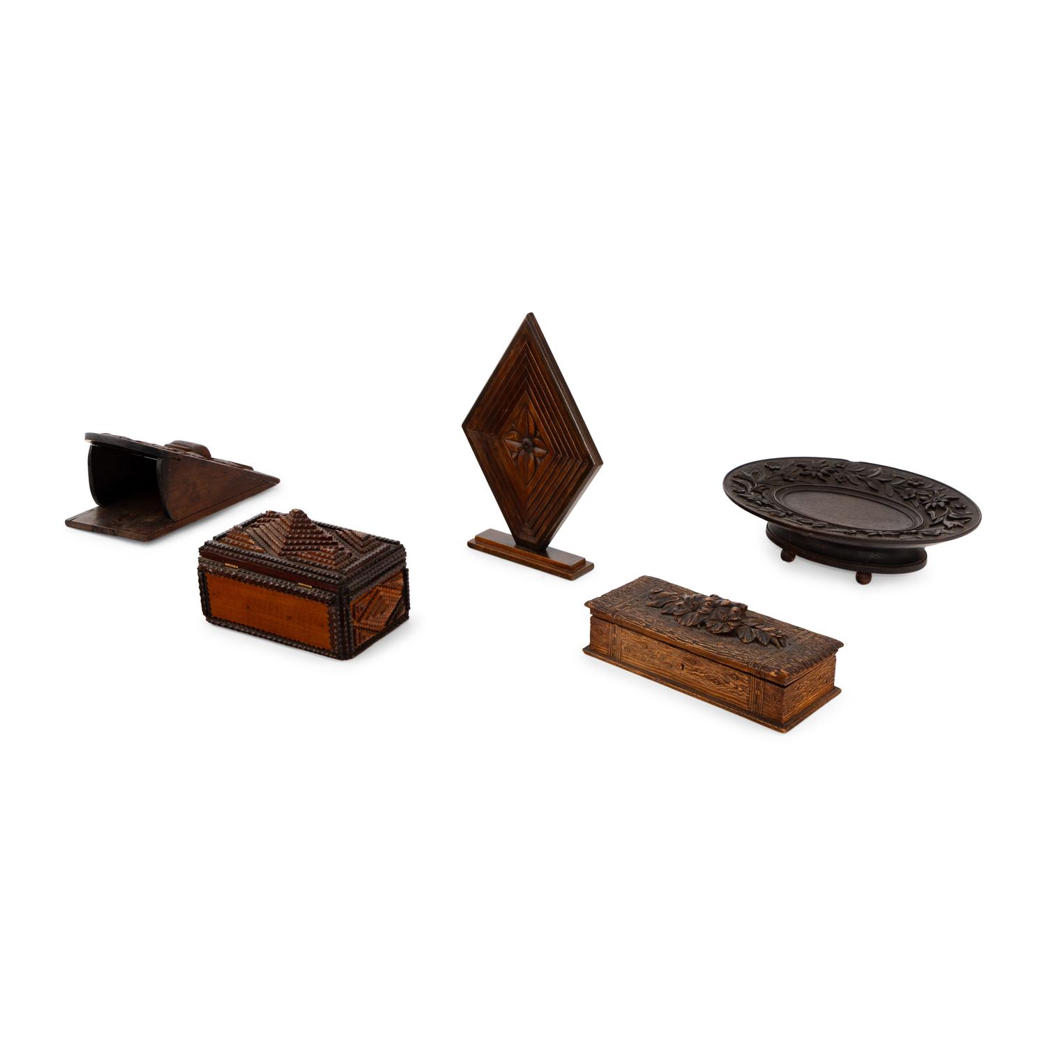 A Collection of Tramp Art Table Articles