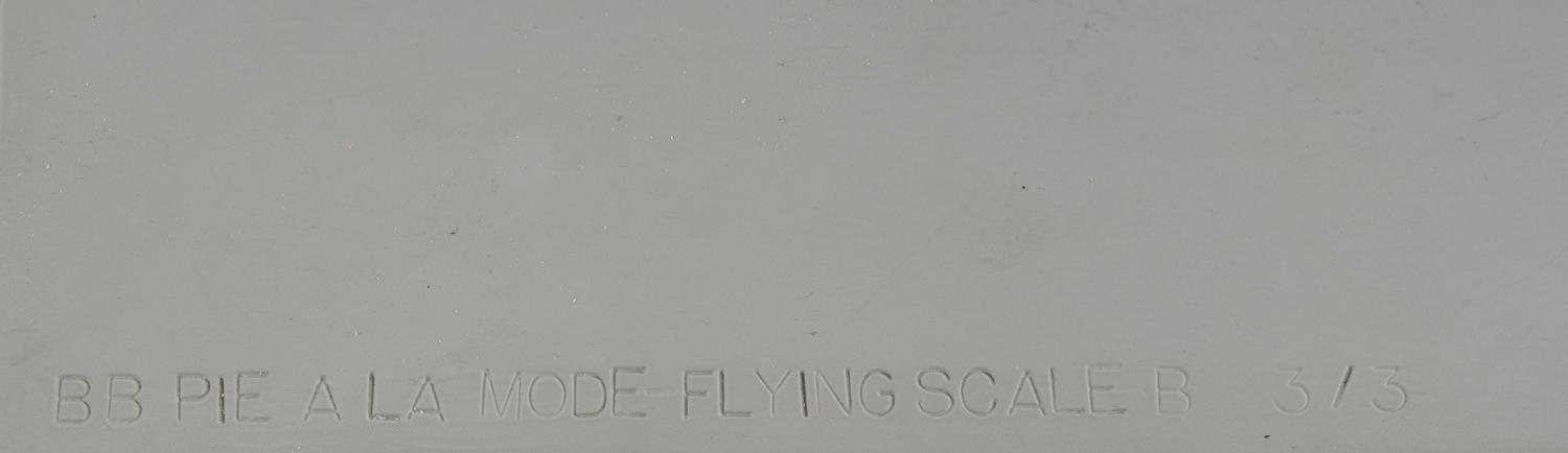 Blueberry Pie à la Mode, Flying, Scale B, 1998