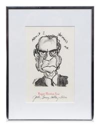 Admit it, You Miss Me (a caricature of Richard Nixon): Happy Election Year