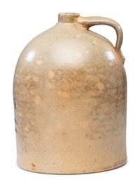 A Myers and Hall Four-Gallon 'Centennial' Stencil Decorated Jug