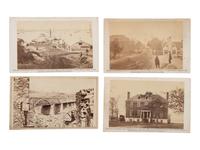 [CIVIL WAR]. 18 CDVs of important structures and hallowed grounds from Brady's Album Gallery . 1862.