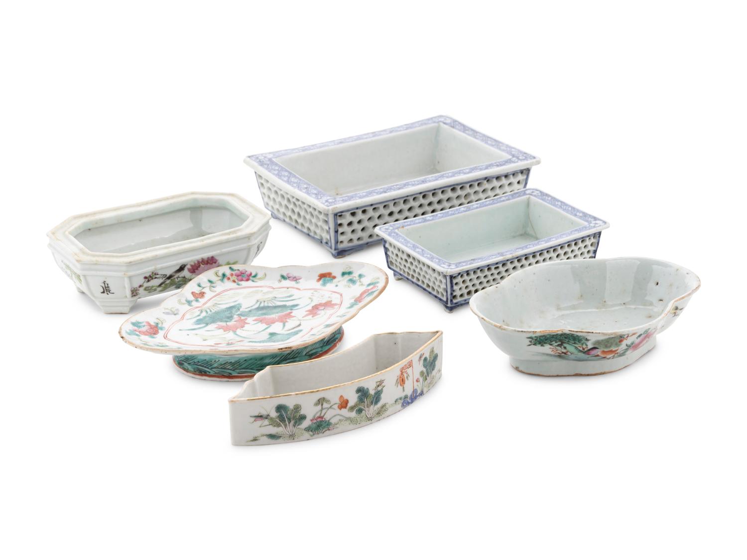 Six Chinese Porcelain Vessels
