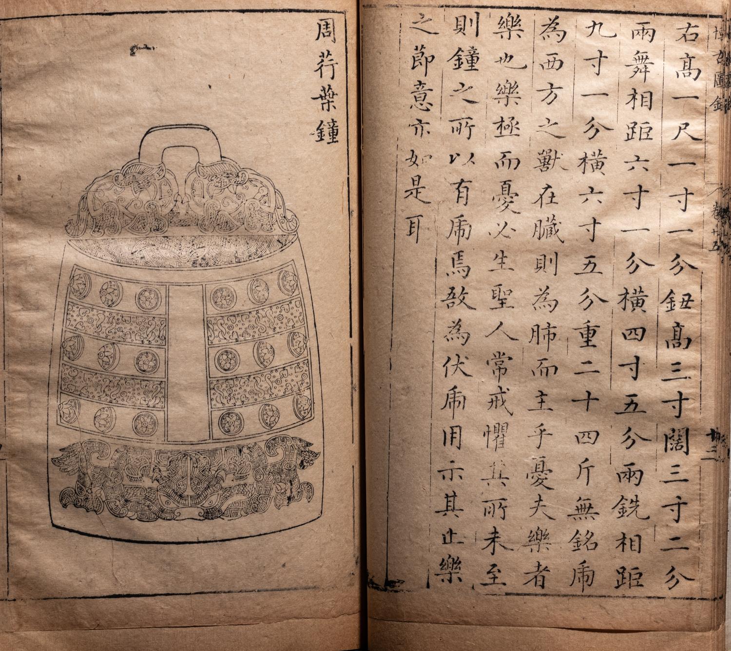 [BRONZES] Xuanhe bogu tulu (Illustrated Record of Ancient Objects Compiled in the Xuanhe Period). Ming dynasty, Wanli 16 (1588), Boruzhai edition.