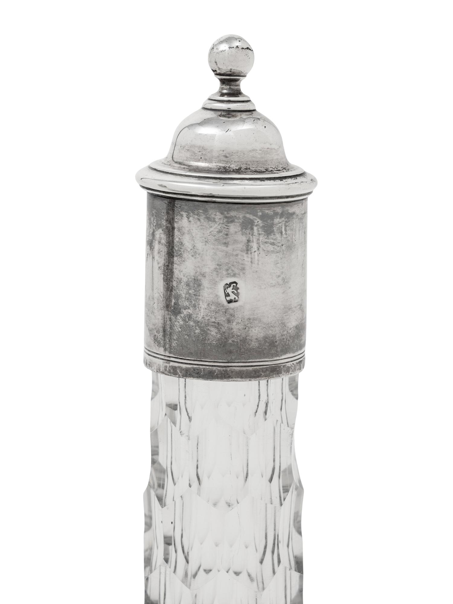 A George III Silver Cruet Stand