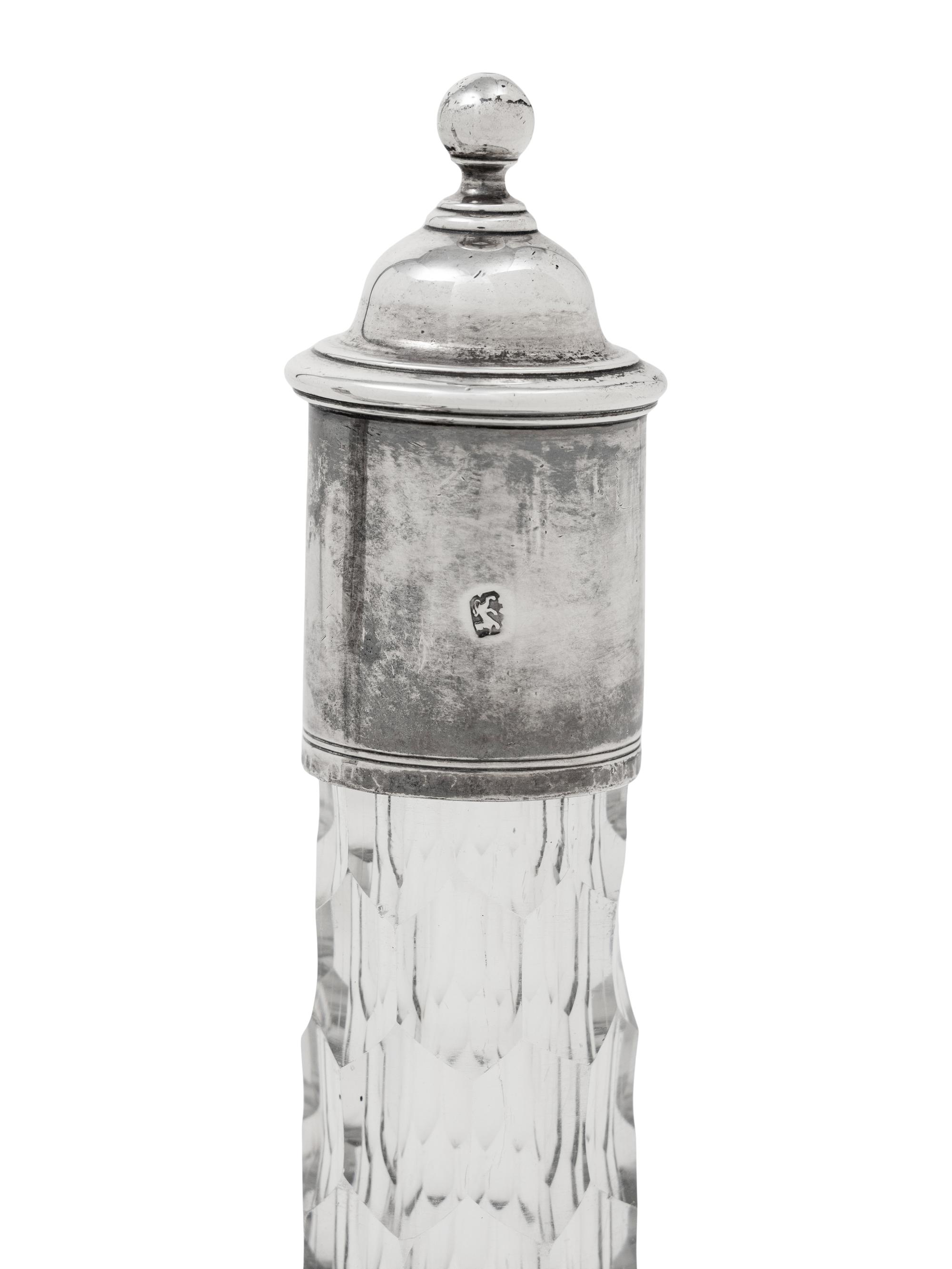 A George III Silver Cruet Stand