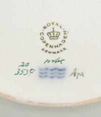 Three Royal Copenhagen Flora Danica Platters