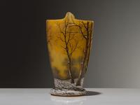 Winter Scene Vase