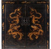 A Chinese Lacquered Armoire