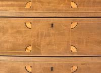 A Federal Inlaid Mahogany Bow Front Chest of Drawers