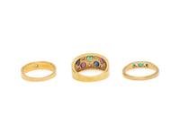 COLLECTION OF MULTIGEM RINGS