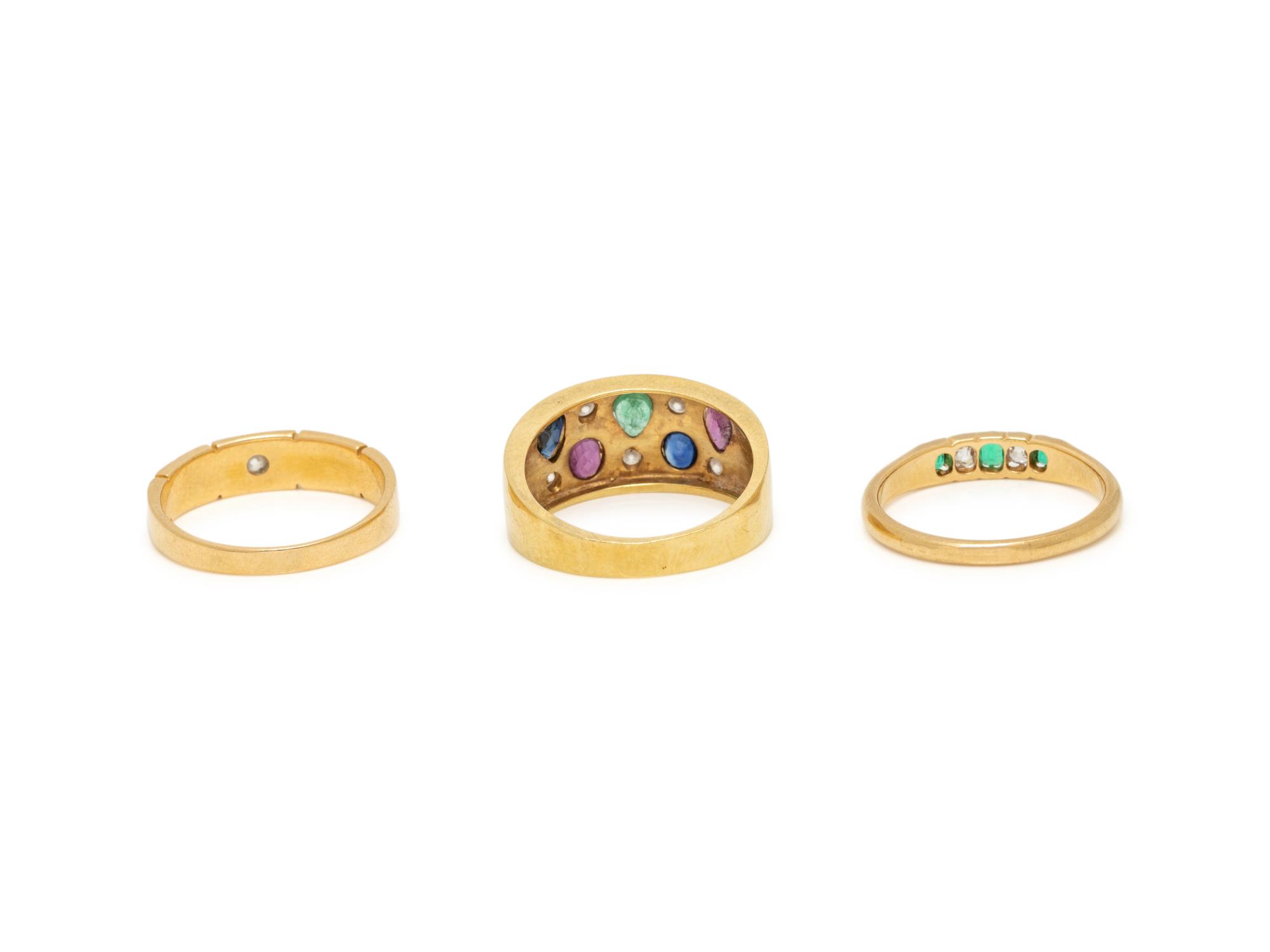 COLLECTION OF MULTIGEM RINGS
