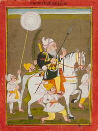 An Indian Miniature Painting 13 x 9 3/4 inches (image). — BUNDI, CIRCA 1800