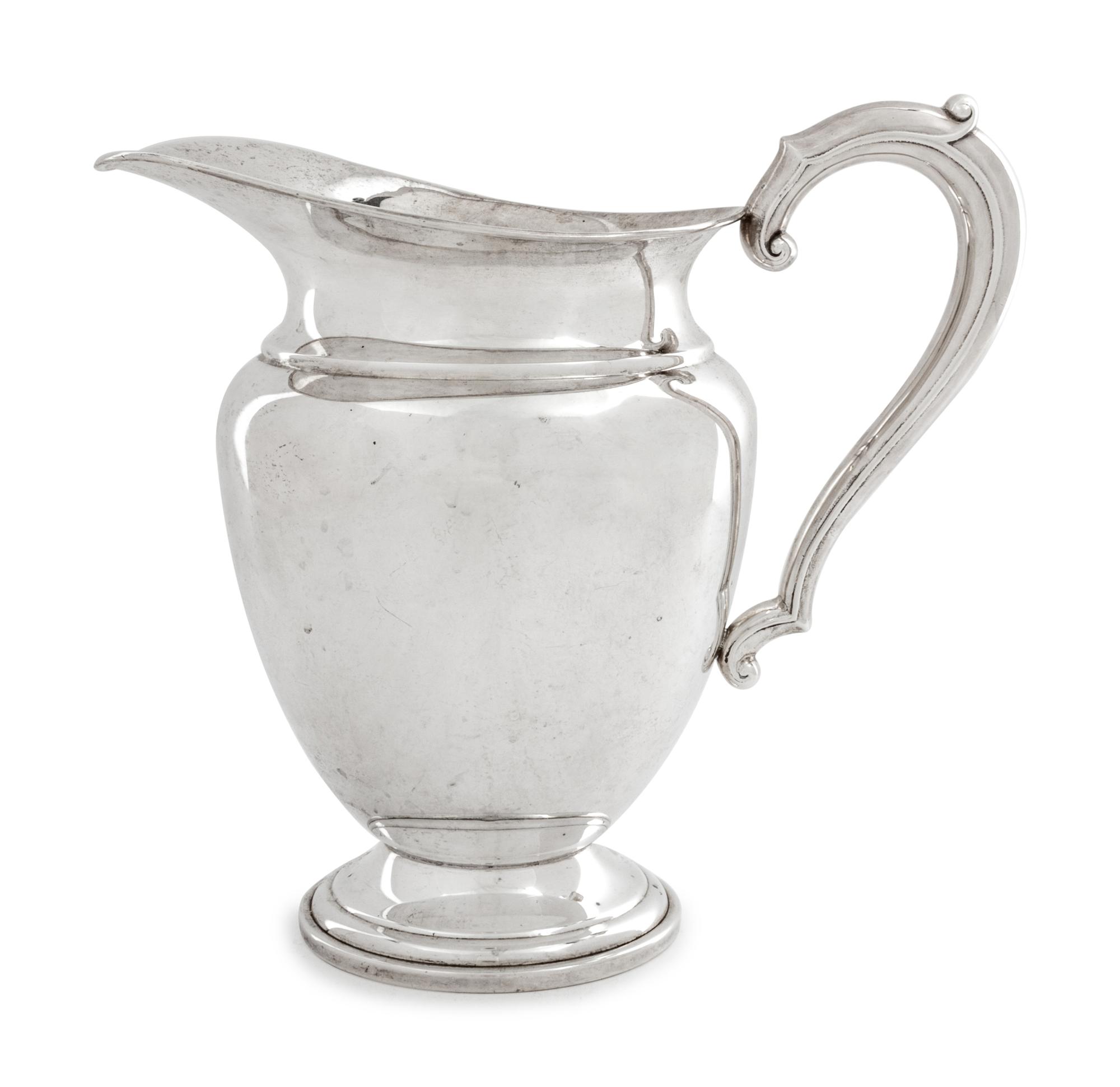 An American Silver Water Pitcher