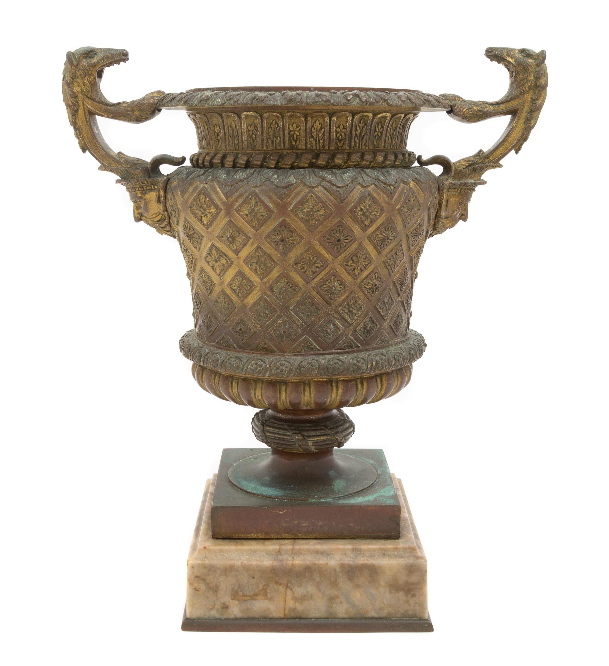 A Neoclassical Gilt Bronze Urn Height 13 inches. — CIRCA 1900