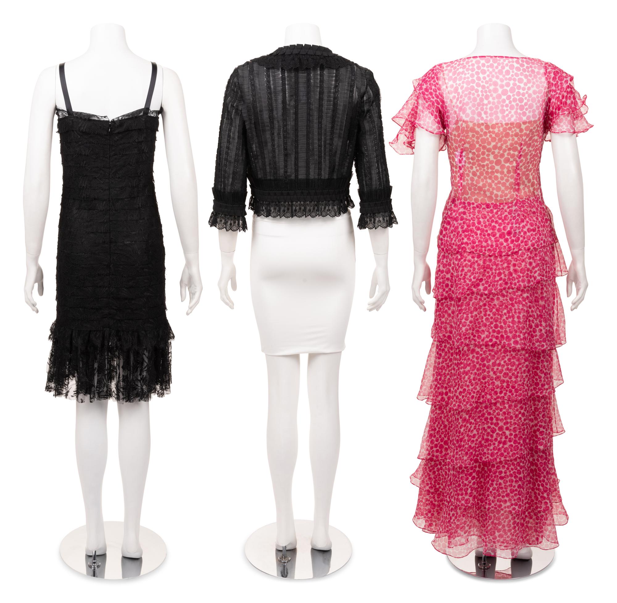 Five Designer Pieces: Four Oscar de la Renta and One Chanel, 2000s
