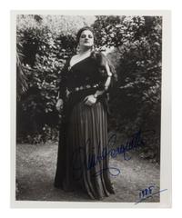 [20th-Century Opera Singers]. A group of 6 signed photographs of opera singers from the 1970s-1990s, comprising images of: