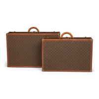 Louis Vuitton, Two Alzer Hard-Sided Suitcases