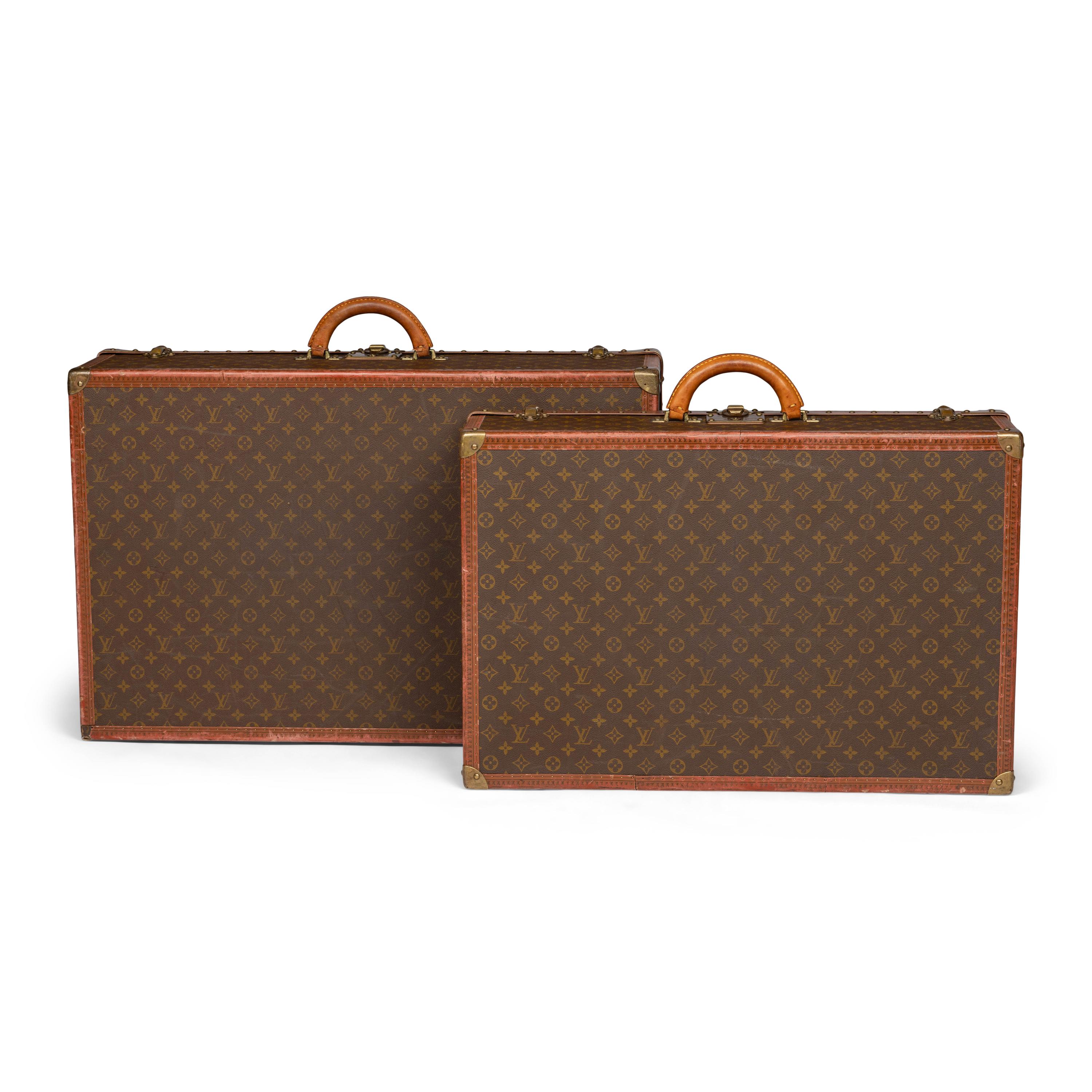 Louis Vuitton, Two Alzer Hard-Sided Suitcases