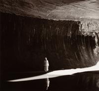 A group of five photographs ( O'Keeffe in the Canyon Under the Lake , 1964 (printed 1985); O'Keeffe Standing in Cavern , 1964 (printed 1984) Georgia O'Keeffe in Twilight Canyon , 1964 (printed 1985); Georgia O'Keeffe Photographing the Chama River , 1961 (printed 1984); O'Keeffe Sketching in Glen Canyon , 1961 (printed 1985))