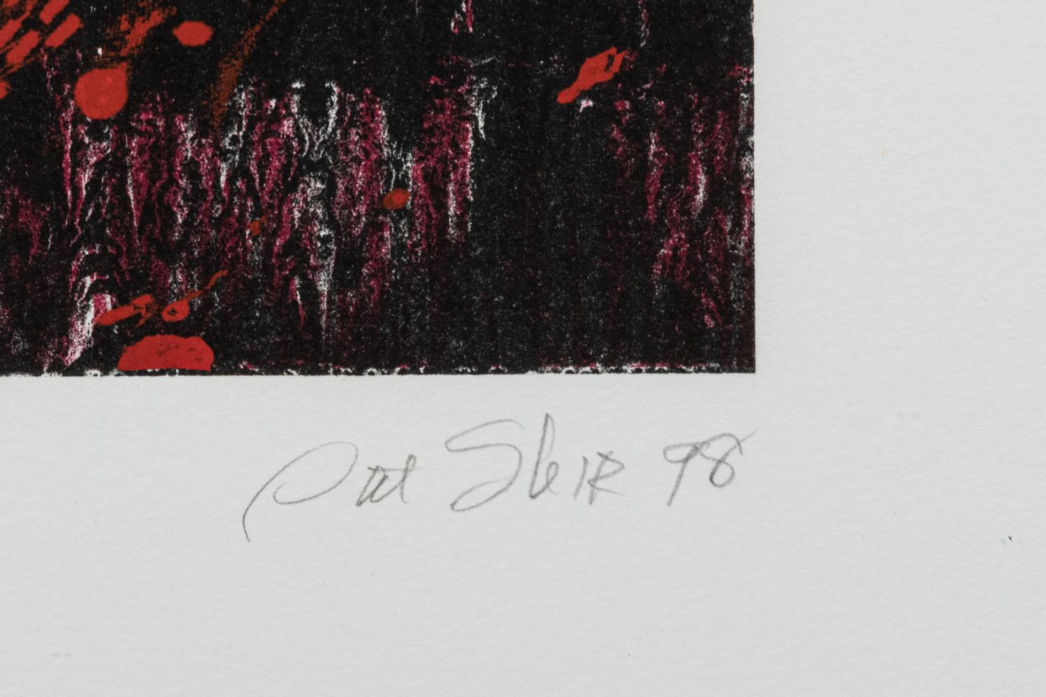 Untitled (Composition in Red and Black)