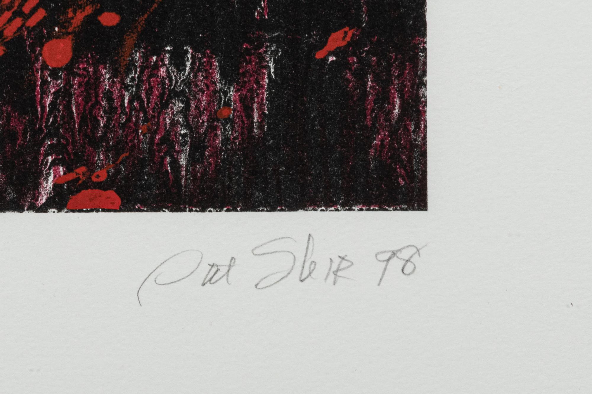 Untitled (Composition in Red and Black)