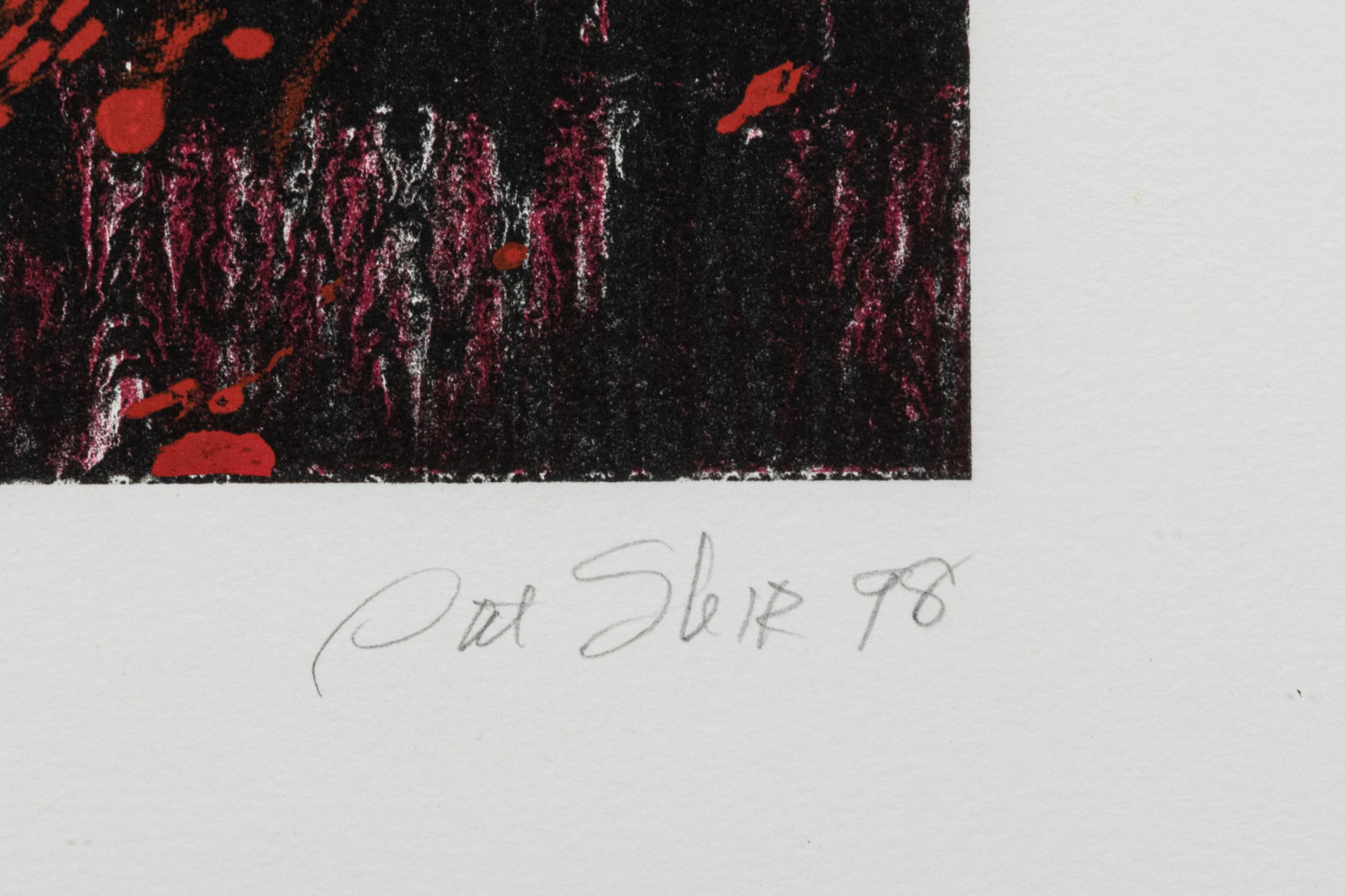 Untitled (Composition in Red and Black)