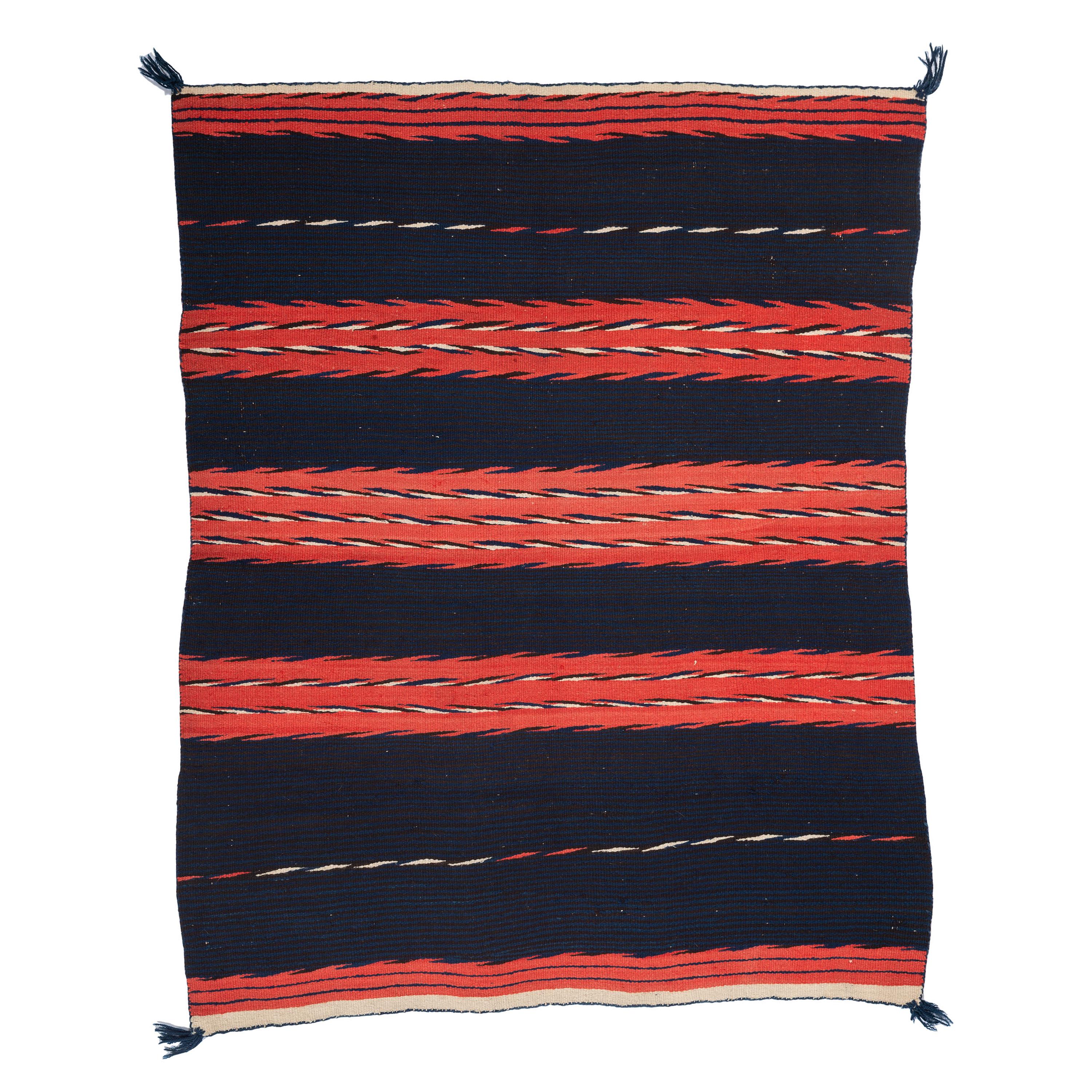 Navajo Late Classic Moki-Style Blanket / Rug