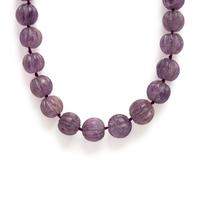 Amethyst Beaded Necklace