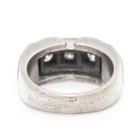 Diamond and White Gold Ring
