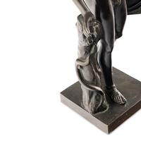 A Large Grand Tour Bronze Figure of Apollo Belvedere