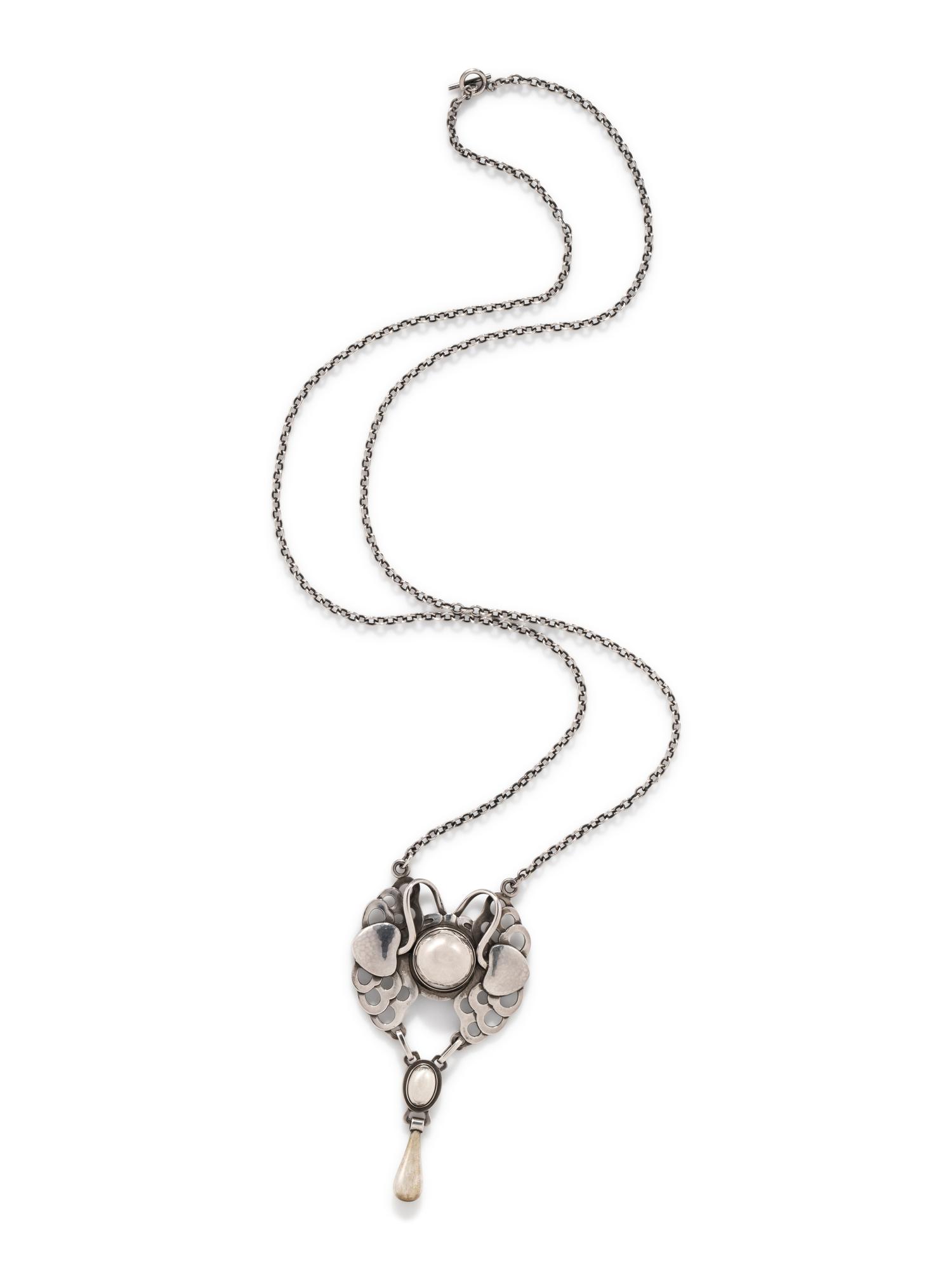 GEORG JENSEN, STERLING SILVER NECKLACE