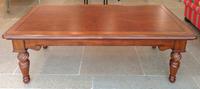An American Inlaid Cherry Low Table — 20TH CENTURY