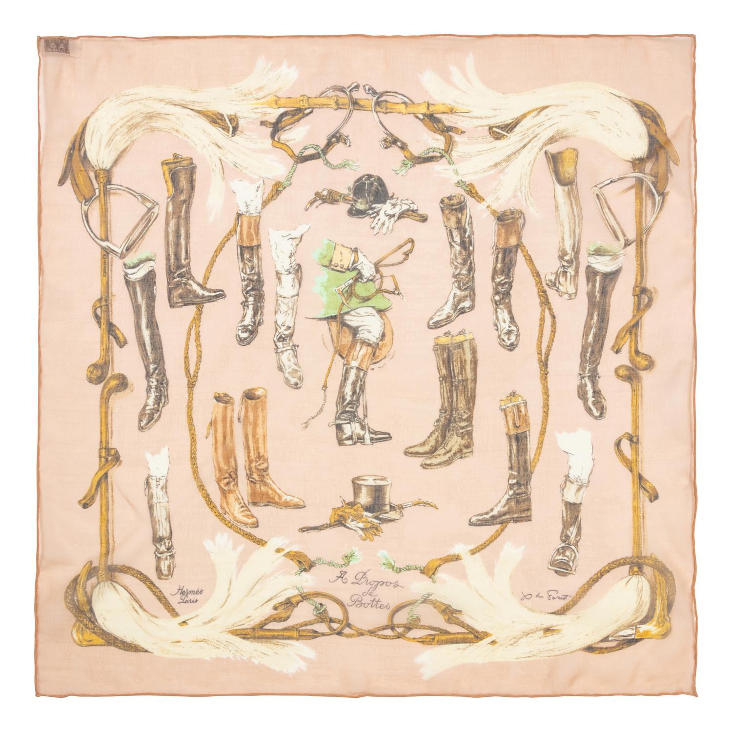Six Hermès 16in Silk Handkerchiefs