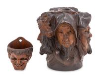 A Swiss Black Forest Carved Tobacco Humidor