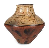Peruvian Shipibo Storage Pottery Jar