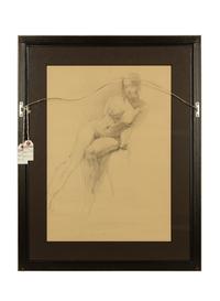 Untitled Nude Models (Three Framed Works)