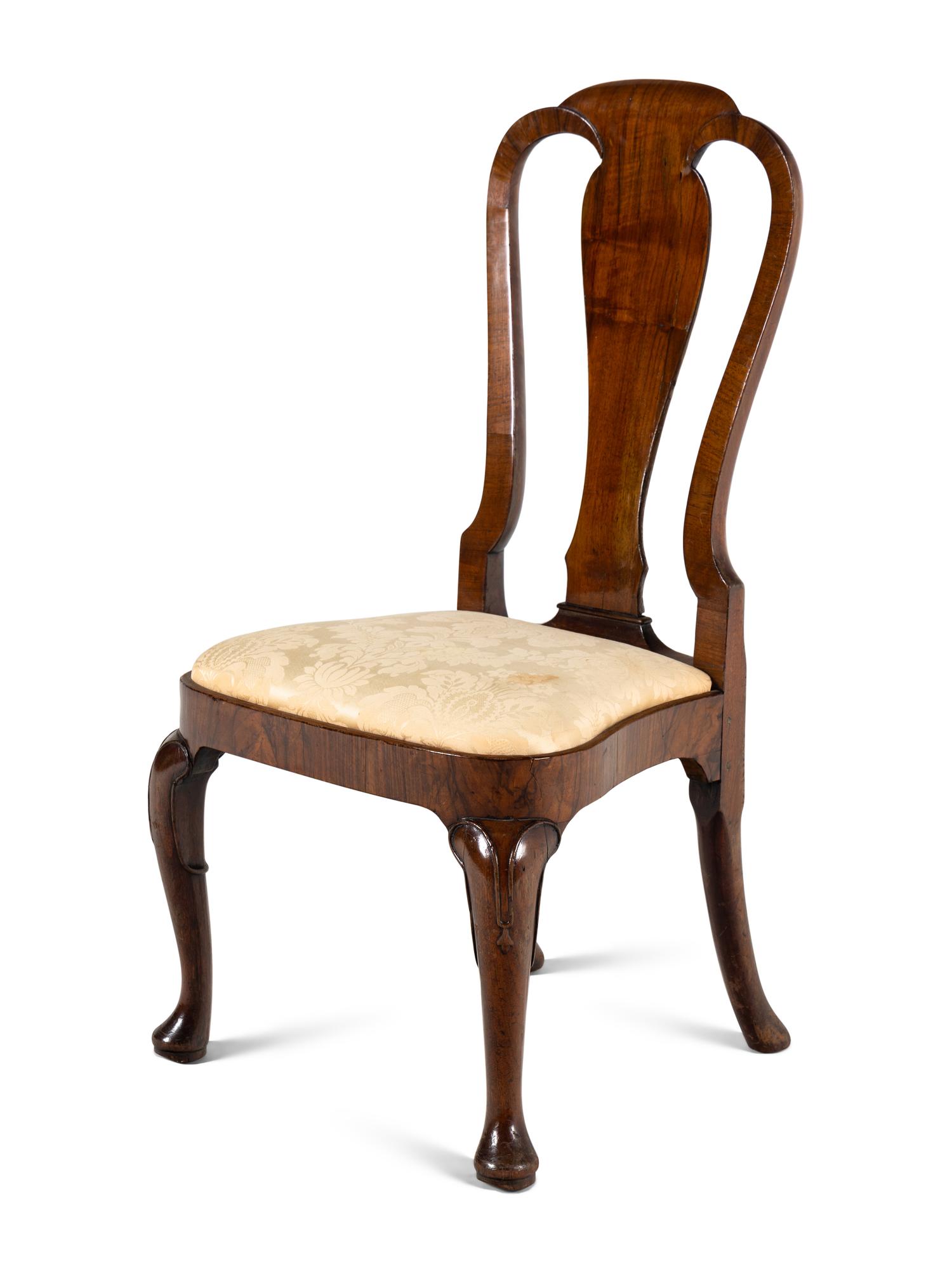 A George II Walnut Side Chair