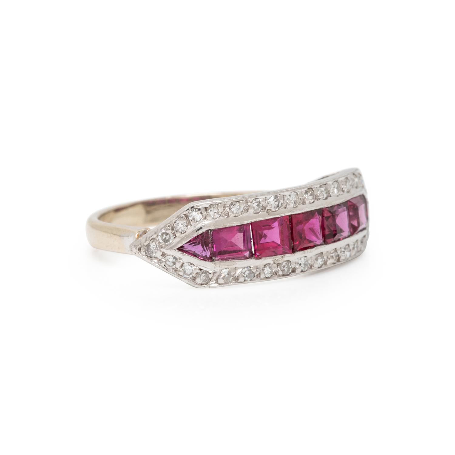 RUBY AND DIAMOND RING