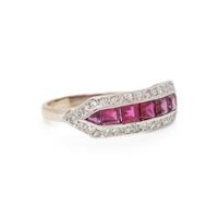 RUBY AND DIAMOND RING