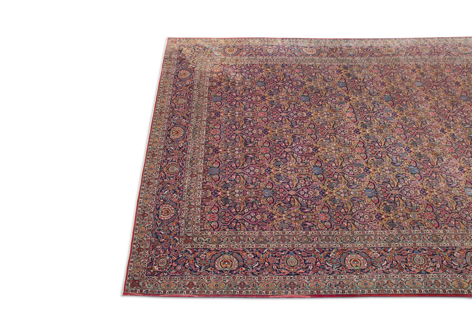 A Kashan Carpet 16 feet x 12 feet. — CIRCA 1930
