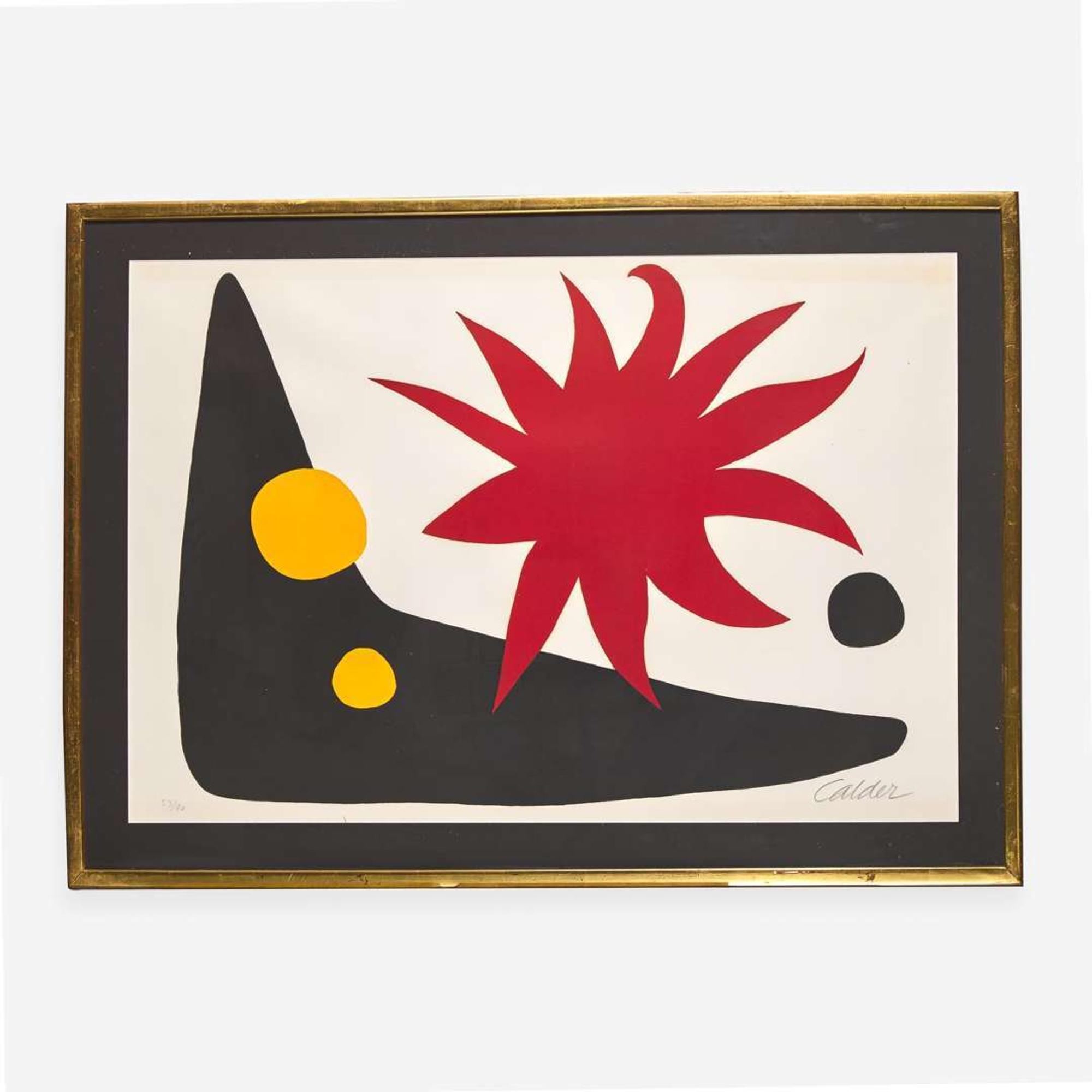 Alexander Calder (American, 1898-1976) Soleil Rouge (Red Sun)
