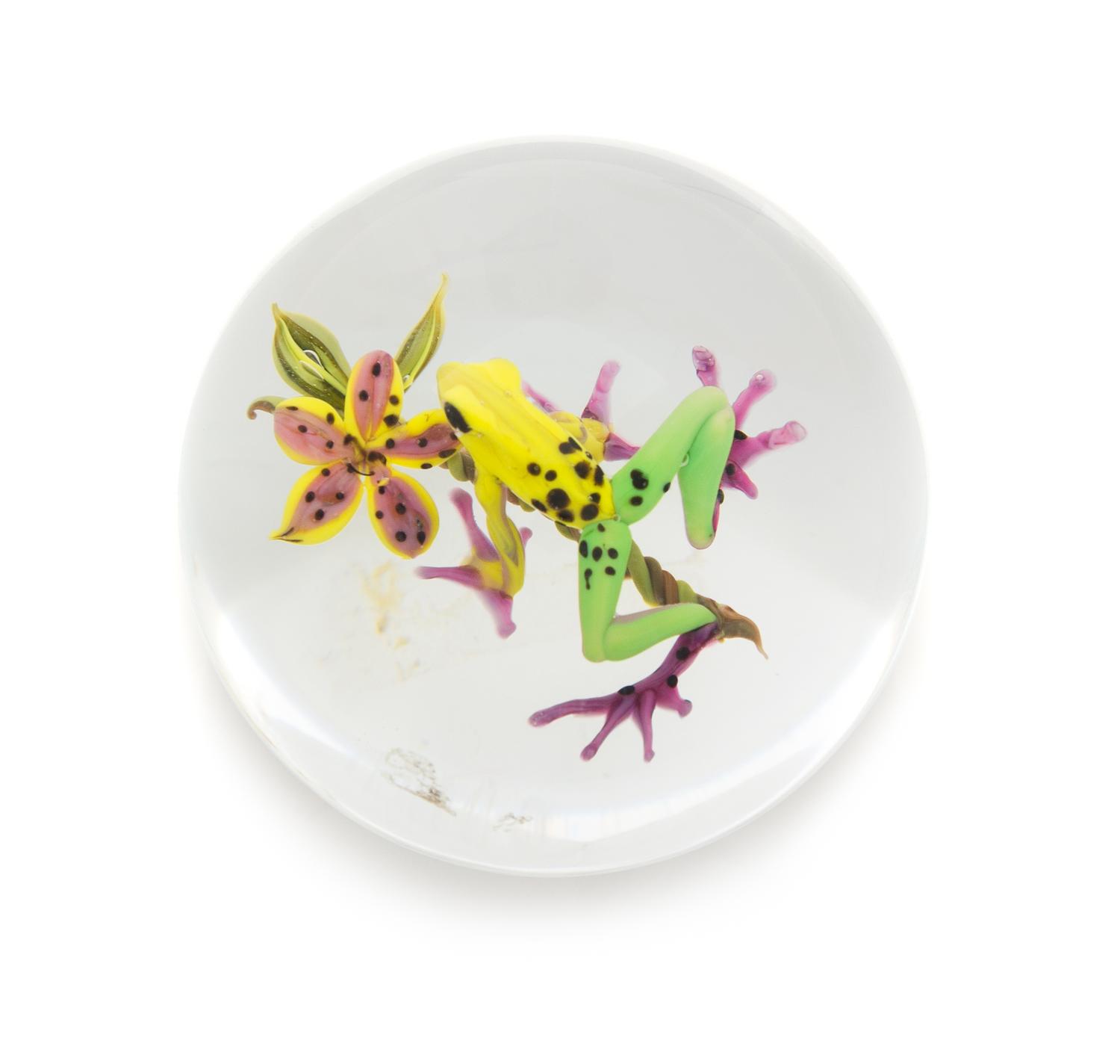 Jim Donofrio, (American), Frog Mini paperweight, 1997