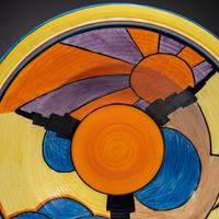 Clarice Cliff (English, 1899–1972) — Sunray pattern Large Platter