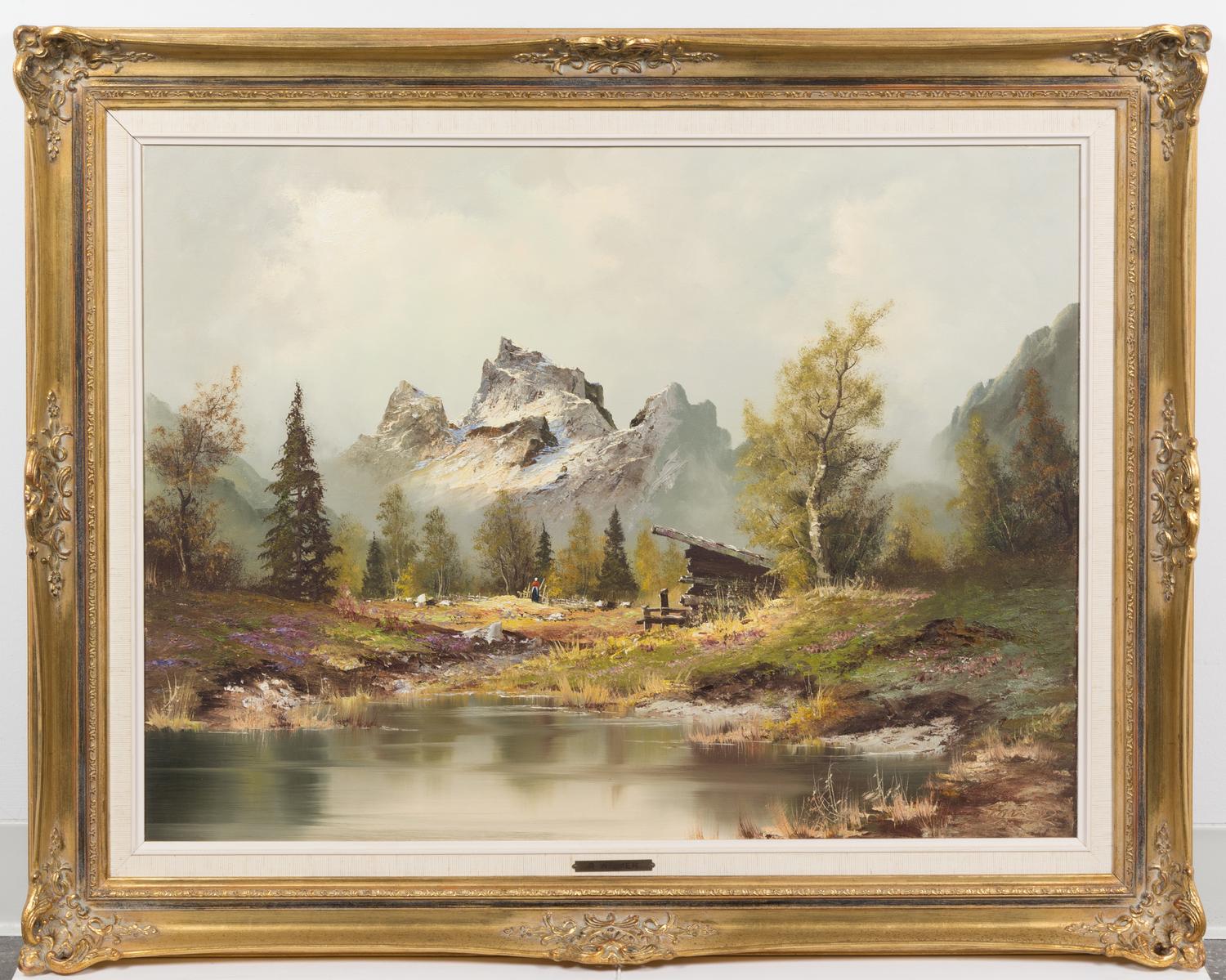 R. Wilmer, (20th century), Landscape and Mountain