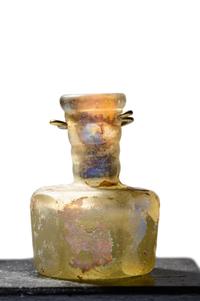 Two Islamic Glass Miniature Vessels